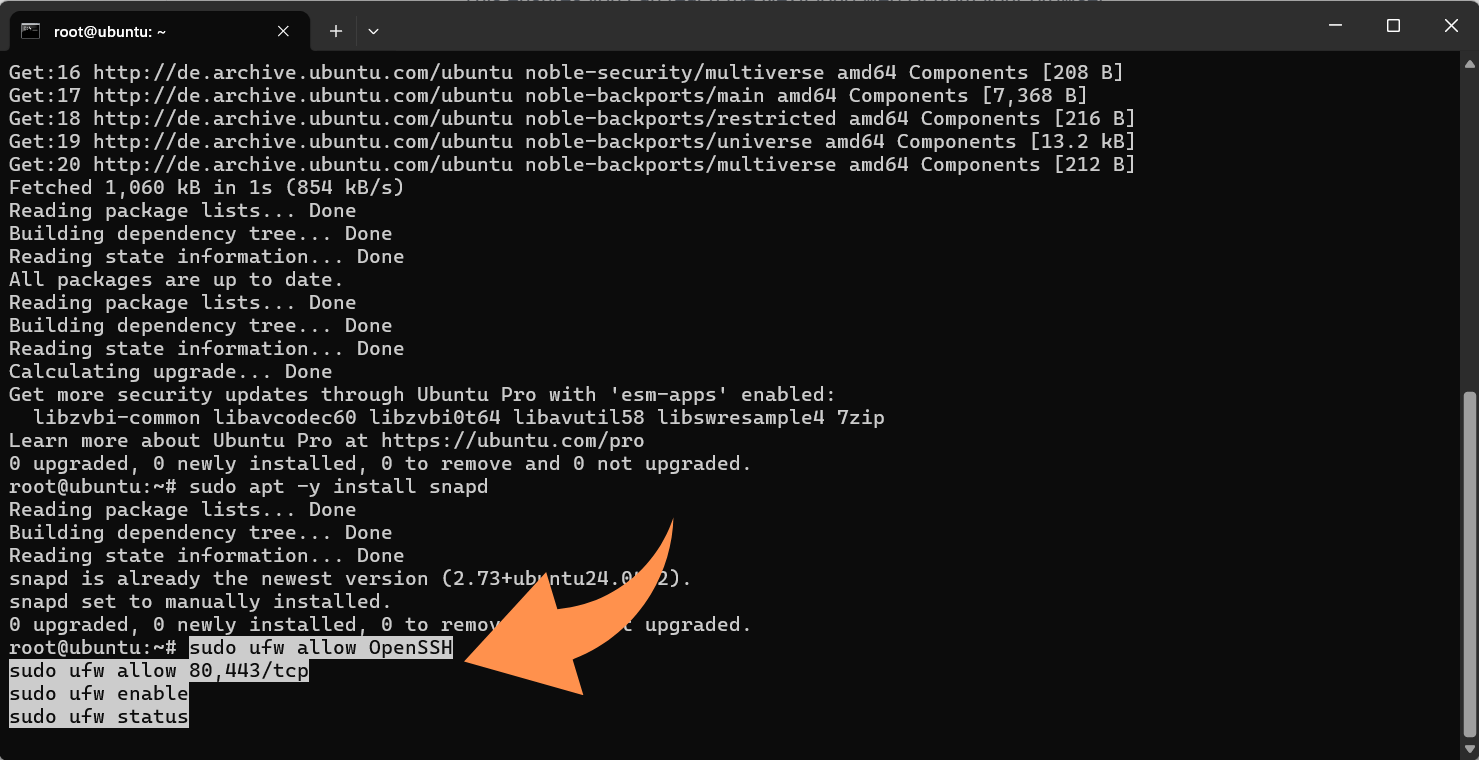 Configure Firewall Ports