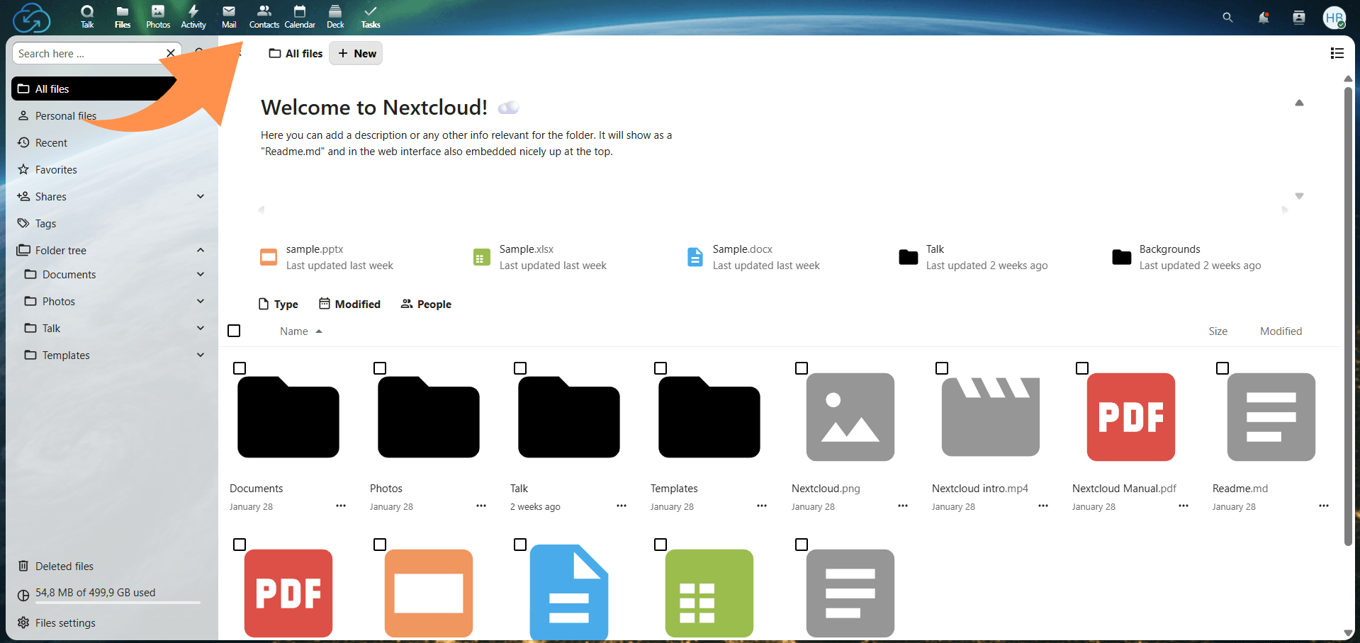 Using Nextcloud Contacts