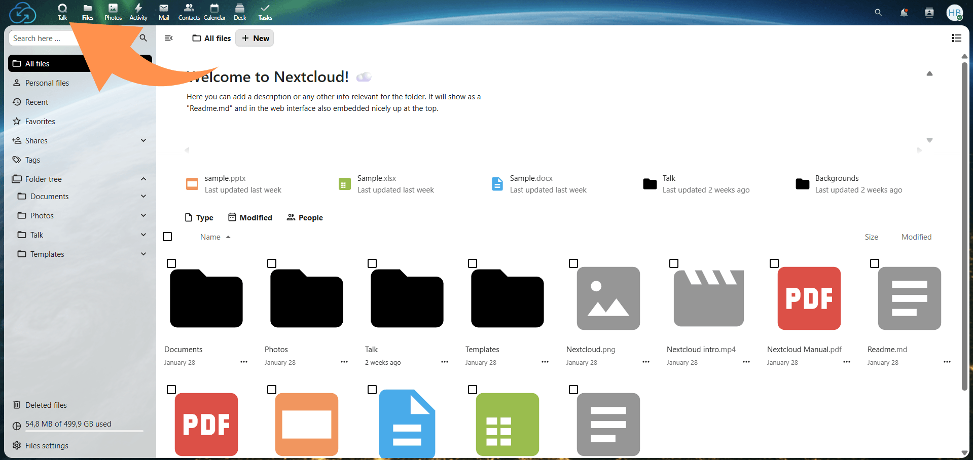 Using Nextcloud Talk