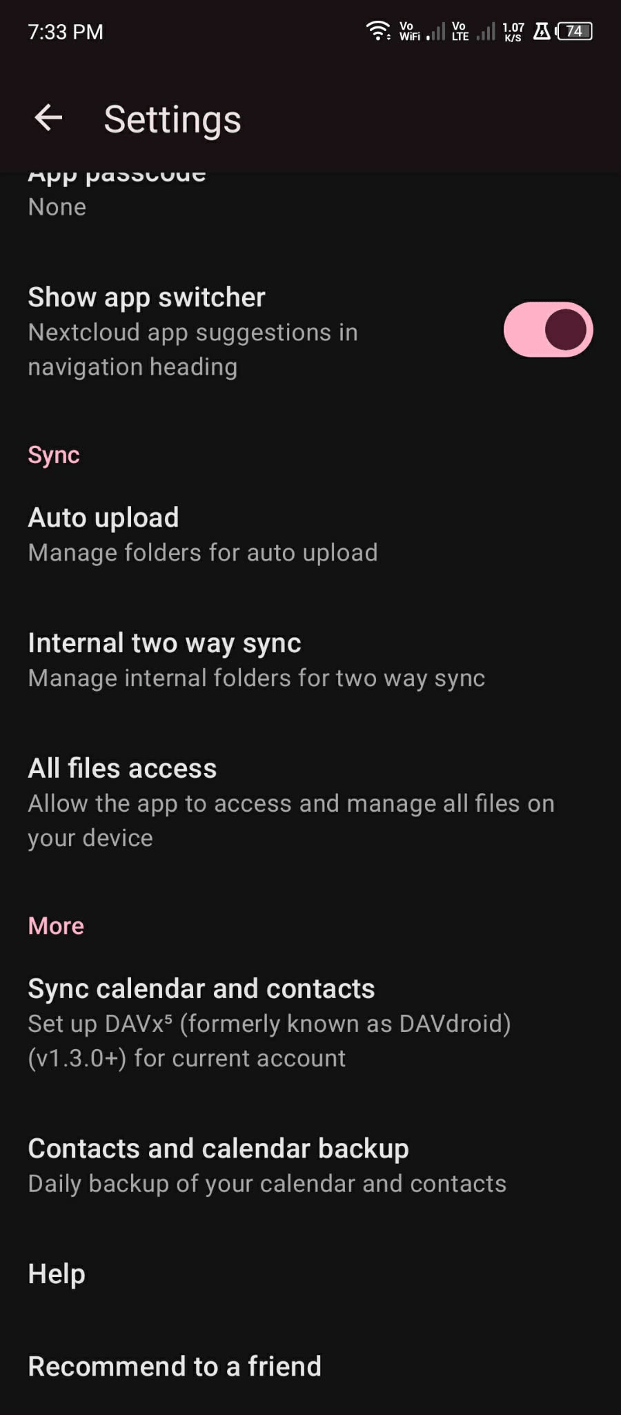 How to Back Up Photos to Nextcloud on Android