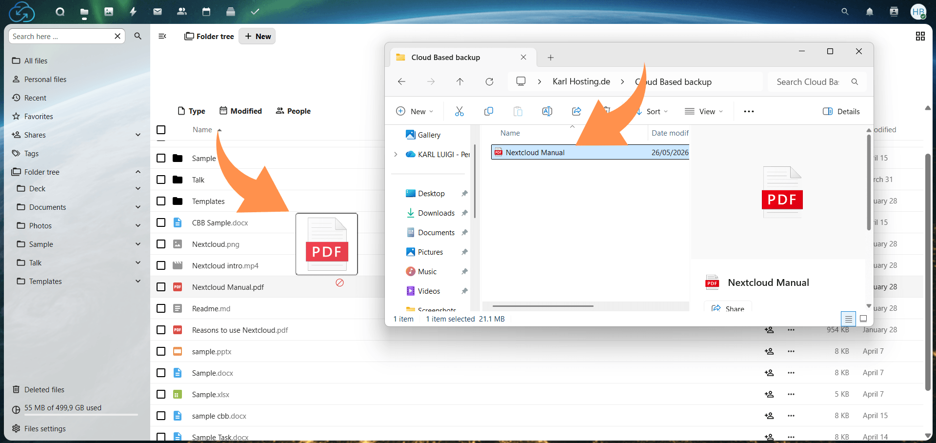 Upload Existing Photo Libraries Through the Web Interface