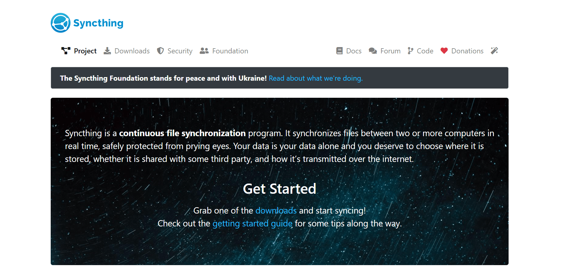 Syncthing is an open-source file synchronization platform