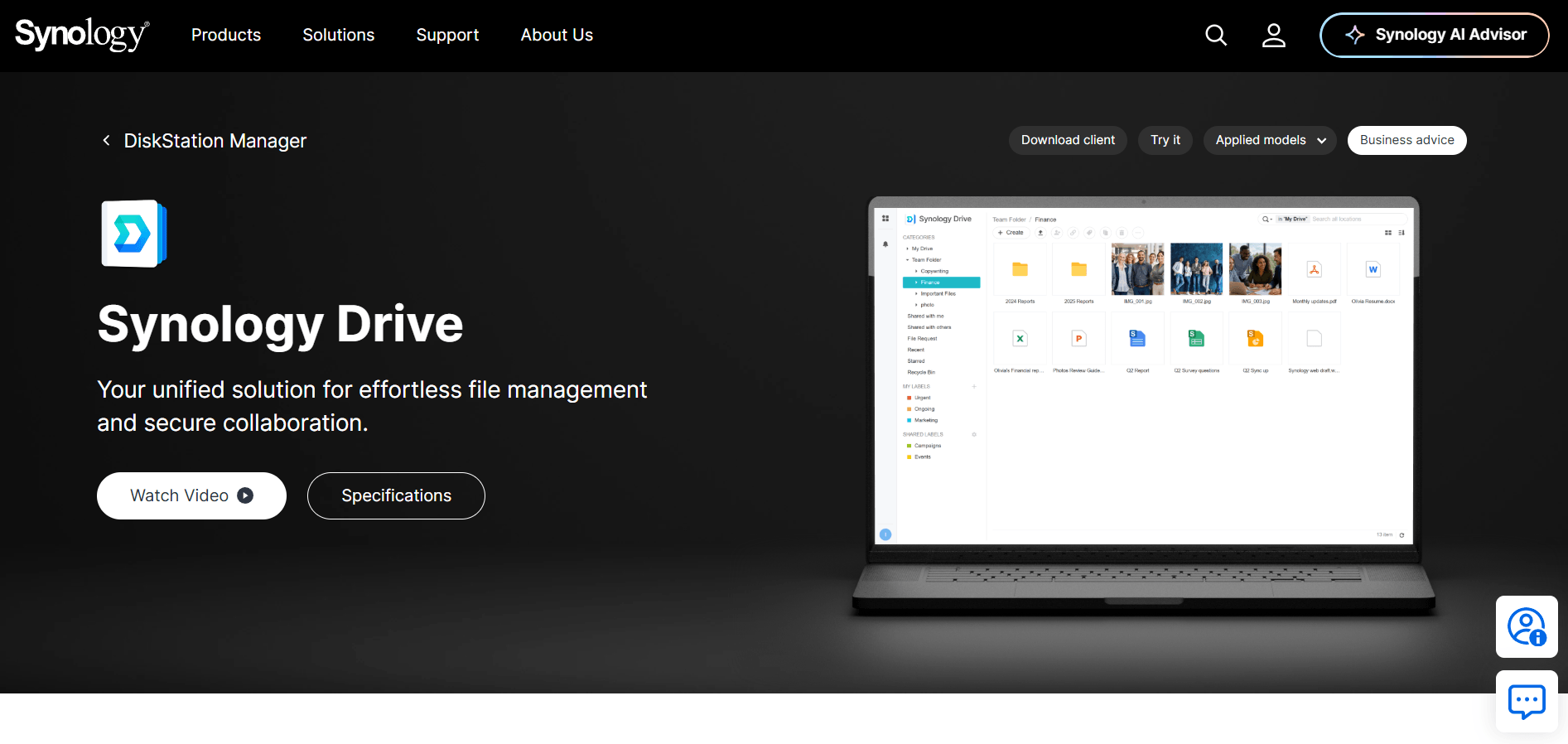 Synology Drive is a file synchronization, sharing, and collaboration platform