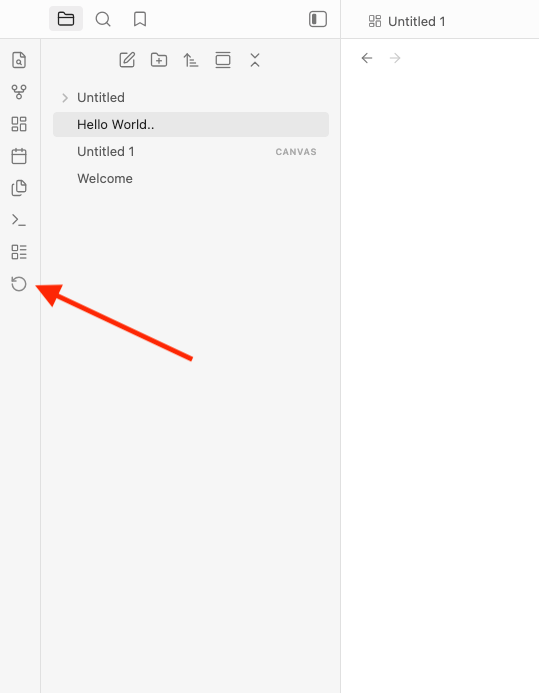  Remotely Save synchronization icon appears in the left sidebar of Obsidian.