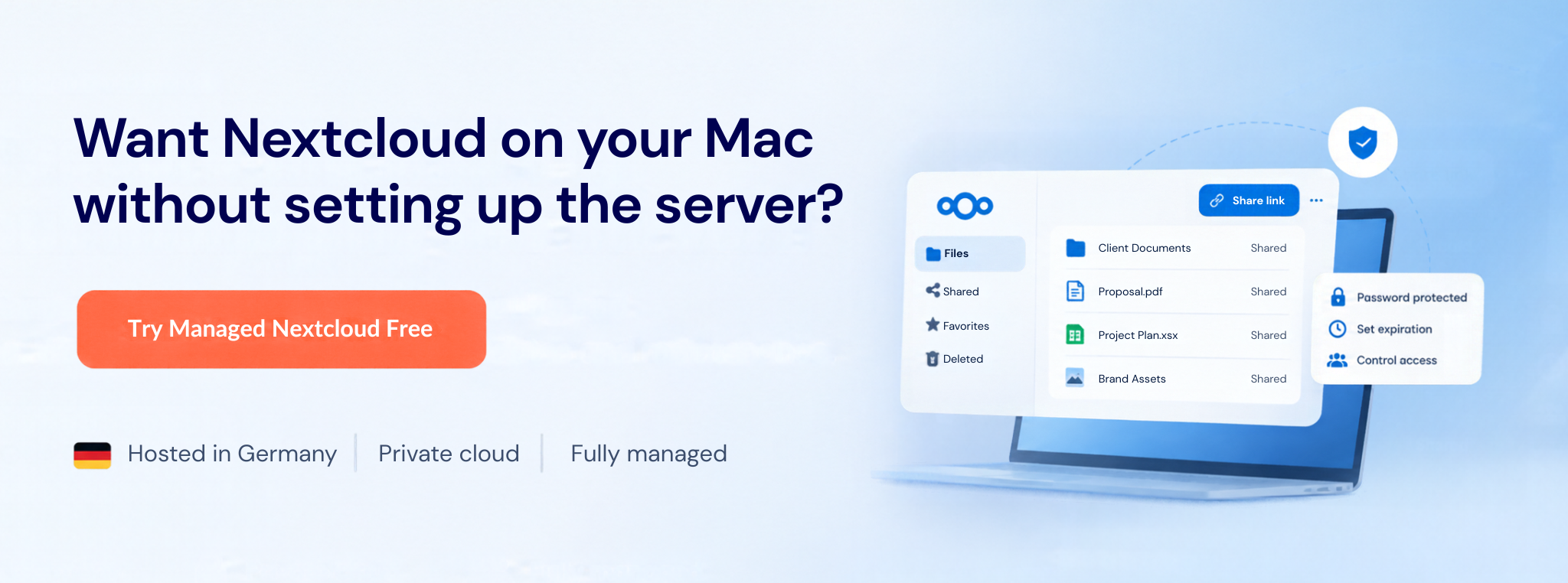 try managed nextcloud for free