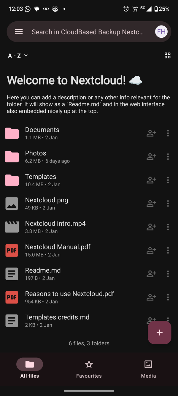 Nextcloud Android App Setup for File, Photo & Calendar Sync